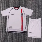 Kit de niño Inglaterra retro 2002