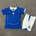 Kit de niño Brasil retro 2004 visitante