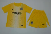 Kit de niño Inter de Milán portero color amarillo 25/26