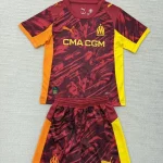 Kit de niño Olympique Marsella portero color rojo 25/26