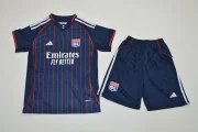 Kit de niño Olympique Lyon visitante 25/26