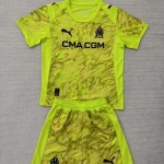 Kit de niño Olympique Marsella portero color amarillo 25/26
