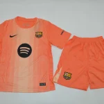 Kit de niño Barcelona portero color naranja 25/26