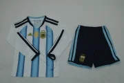 Kit de niño Argentina local 2026 manga larga