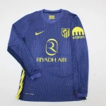 Atlético de Madrid visitante 25/26 manga larga versión jugadoir