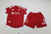 Kit de niño Liverpool local 25/26 versión jugador