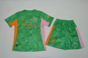 Kit de niño Manchester City portero color verde 25/26