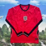 Inglaterra visitante 2026 manga larga