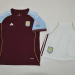 Kit de niño Aston Villa local 25/26
