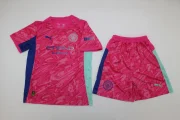 Kit de niño Manchester City portero color rosa 25/26