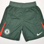 Short Chelsea visitante color verde 25/26 versión jugador