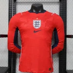 Inglaterra visitante 2026 manga larga versión jugador