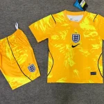 Kit de niño Inglaterra portero color amarillo 2026