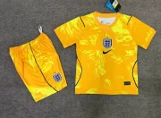 Kit de niño Inglaterra portero color amarillo 2026
