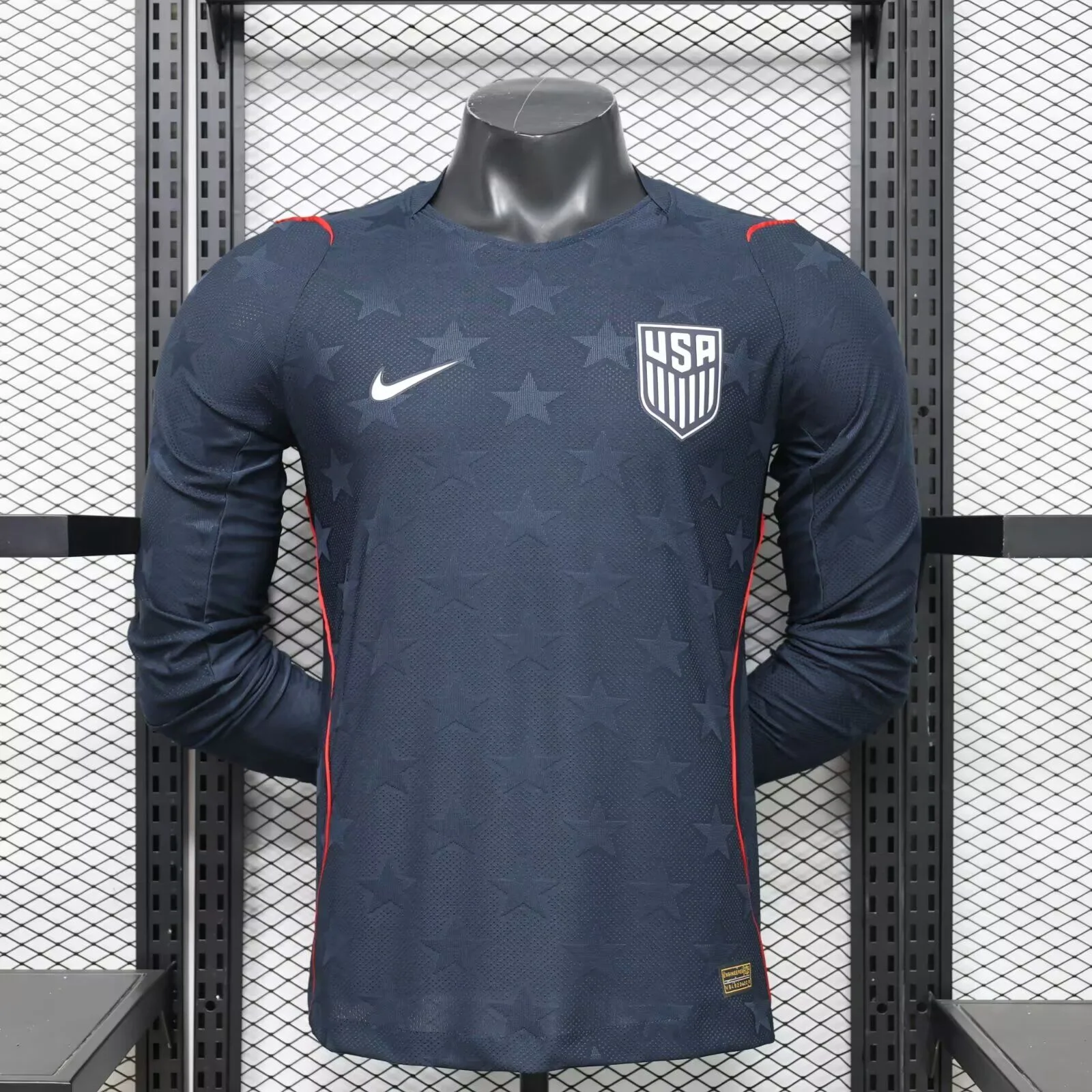 22330537 Estados Unidos visitante 2026 manga larga versión jugador - Imagen 1