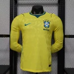 Brasil local 2026 manga larga versión jugador