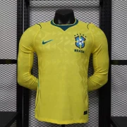 Brasil local 2026 manga larga versión jugador