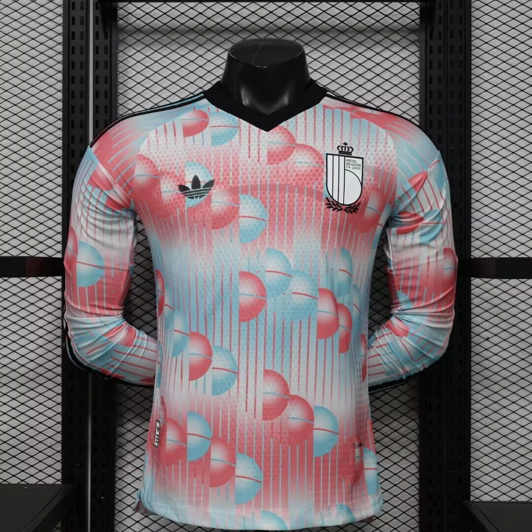 889c67b1 Bélgica visitante 2026 manga larga versión jugador - Imagen 1