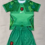Kit de niño Países Bajos portero color verde 2026