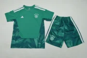 Kit de niño Alemania portero color verde 2026