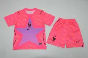 Kit de niño Francia portero color rosa 2026